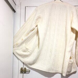 VINTAGE RINO ROSSI HAND FRAMED WOOL BLEND SWEATER CARDIGANS SIZE M